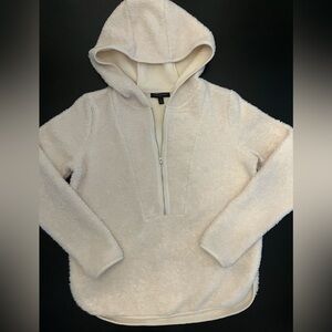 Banana Republic Sherpa Half Zip Hoodie Size S